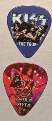 KISS 2012 The Tour CHULA VISTA 8-12-12 City Guitar Picks