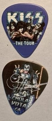 KISS 2012 The Tour CHULA VISTA 8-12-12 City Guitar Picks