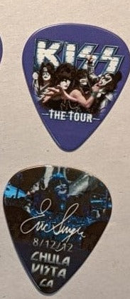 KISS 2012 The Tour CHULA VISTA 8-12-12 City Guitar Picks