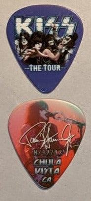 KISS 2012 The Tour CHULA VISTA 8-12-12 City Guitar Picks