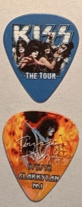 KISS 2012 The Tour CLARKSTON 9-5-12 City Guitar Picks