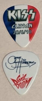 KISS CLISSON FRANCE 20/6/2010 Sonic Boom Over Europe City Guitar Picks