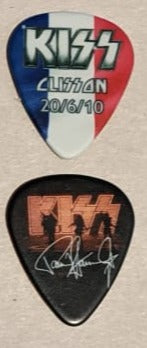 KISS CLISSON FRANCE 20/6/2010 Sonic Boom Over Europe City Guitar Picks
