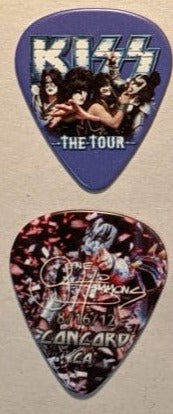 KISS 2012 The Tour CONCORD 8-16-12 City Guitar Picks