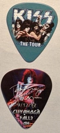 KISS 2012 The Tour CUYAHOGA FALLS 9-12-12 City Guitar Picks