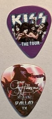 KISS 2012 The Tour DALLAS 8-4-12 City Guitar Picks