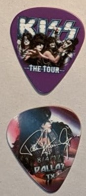 KISS 2012 The Tour DALLAS 8-4-12 City Guitar Picks