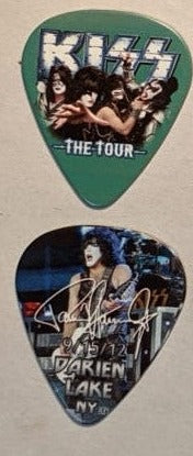 KISS 2012 The Tour DARIEN LAKE 9-15-12 City Guitar Picks
