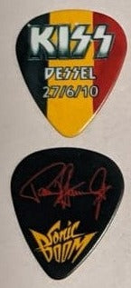 KISS DESSEL BELGIUM 27/6/2010 Sonic Boom Over Europe City Guitar Picks