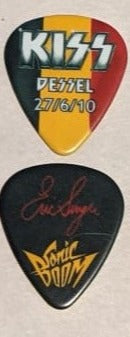 KISS DESSEL BELGIUM 27/6/2010 Sonic Boom Over Europe City Guitar Picks