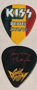 KISS DESSEL BELGIUM 27/6/2010 Sonic Boom Over Europe City Guitar Picks
