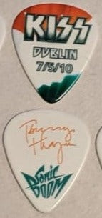 KISS DUBLIN IRELAND 7/5/2010 Sonic Boom Over Europe City Guitar Picks