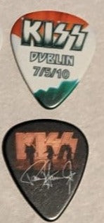 KISS DUBLIN IRELAND 7/5/2010 Sonic Boom Over Europe City Guitar Picks