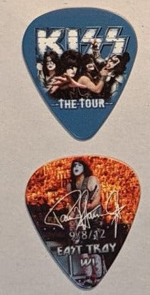 KISS 2012 The Tour EAST TROY 9-8-12 City Guitar Picks