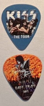 KISS 2012 The Tour EAST TROY 9-8-12 City Guitar Picks