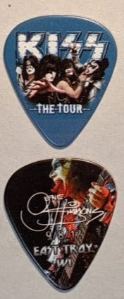 KISS 2012 The Tour EAST TROY 9-8-12 City Guitar Picks
