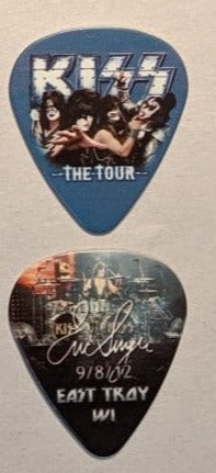 KISS 2012 The Tour EAST TROY 9-8-12 City Guitar Picks