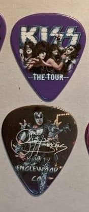 KISS 2012 The Tour ENGLEWOOD 8-8-12 City Guitar Picks