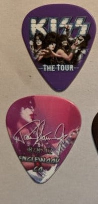KISS 2012 The Tour ENGLEWOOD 8-8-12 City Guitar Picks