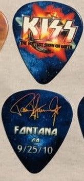 KISS 2010 HSOE FONTANA 9-25-10 City Guitar Picks