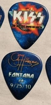 KISS 2010 HSOE FONTANA 9-25-10 City Guitar Picks