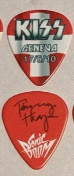 KISS GENEVA SWITZERLAND 17/5/2010 Sonic Boom Over Europe City Guitar Picks