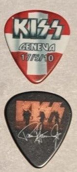 KISS GENEVA SWITZERLAND 17/5/2010 Sonic Boom Over Europe City Guitar Picks