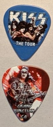 KISS 2012 The Tour GRAND JUNCTION 8-24-12 City Guitar Picks