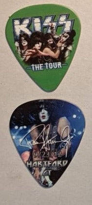 KISS 2012 The Tour HARTFORD 9-23-12 City Guitar Picks