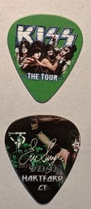 KISS 2012 The Tour HARTFORD 9-23-12 City Guitar Picks
