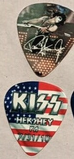 KISS 2010 HSOE HERSHEY 7-31-10 City Guitar Picks