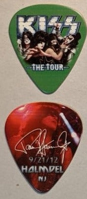 KISS 2012 The Tour HOLMDEL 9-21-12 City Guitar Picks