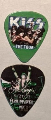 KISS 2012 The Tour HOLMDEL 9-21-12 City Guitar Picks