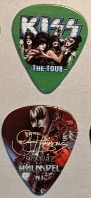 KISS 2012 The Tour HOLMDEL 9-21-12 City Guitar Picks
