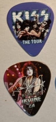 KISS 2012 The Tour IRVINE 8-14-12 City Guitar Picks