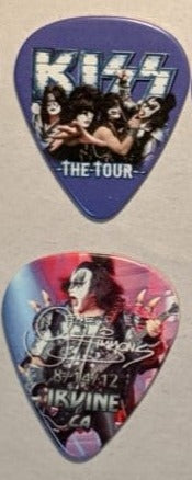 KISS 2012 The Tour IRVINE 8-14-12 City Guitar Picks