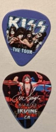 KISS 2012 The Tour IRVINE 8-14-12 City Guitar Picks