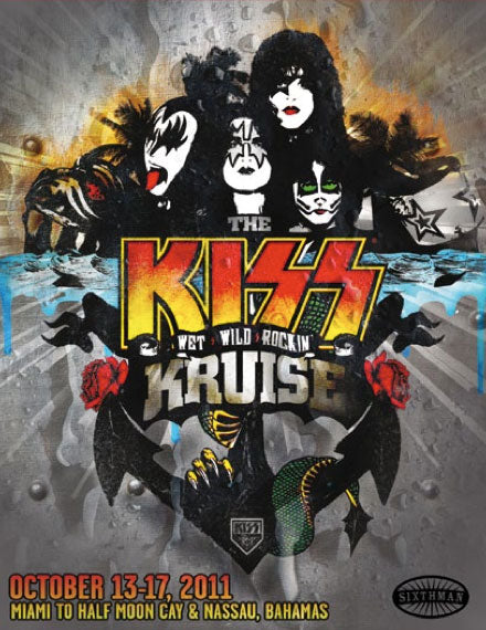KISS Kruise KISS Kruise Navy Guitar Picks