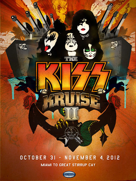 KISS Kruise II I Rocked At Sea With KISS Guitar Pick