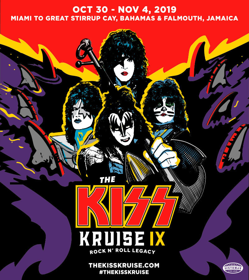 KISS Kruise IX Lot of all 5 sets 20 Guitar Picks total