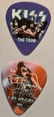 KISS 2012 The Tour LAS VEGAS 8-11-12 City Guitar Picks