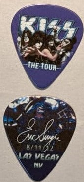 KISS 2012 The Tour LAS VEGAS 8-11-12 City Guitar Picks