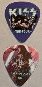 KISS 2012 The Tour LAS VEGAS 8-11-12 City Guitar Picks
