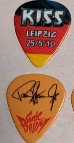 KISS LEIPZIG GERMANY 25/5/2010 Sonic Boom Over Europe City Guitar Picks