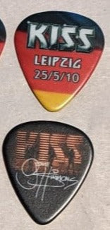 KISS LEIPZIG GERMANY 25/5/2010 Sonic Boom Over Europe City Guitar Picks