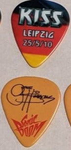 KISS LEIPZIG GERMANY 25/5/2010 Sonic Boom Over Europe City Guitar Picks