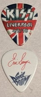 KISS LIVERPOOL ENGLAND 4/5/2010 Sonic Boom Over Europe City Guitar Picks