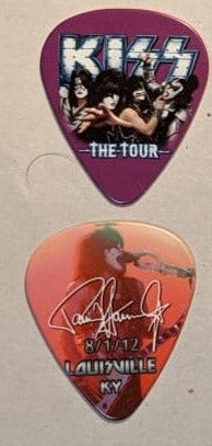 KISS 2012 The Tour LOUISVILLE 8-1-12 City Guitar Picks