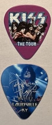 KISS 2012 The Tour LOUISVILLE 8-1-12 City Guitar Picks