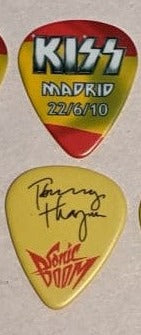 KISS MADRID SPAIN 22/6/2010 Sonic Boom Over Europe City Guitar Picks